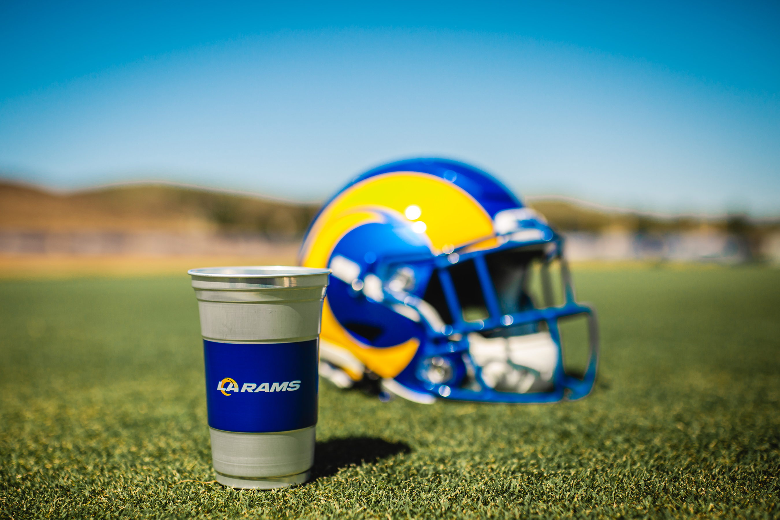 Los Angeles Rams Ball Aluminum Cup